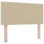 Cama con Box Spring con Colchón Beige 90x200 cm Tela de Corduroy by , Beds and slatted bases - Ref: Foro24-3337498, Price: 32...