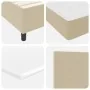 Cama con Box Spring con Colchón Beige 90x200 cm Tela de Corduroy by , Beds and slatted bases - Ref: Foro24-3337498, Price: 32...