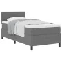 Cama Box Spring con Colchón Gris 100x200 cm Tela de Pana | Foro24.es | Tu tienda online para hogar, jardín y más Foro24.es