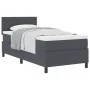 Cama con Base de Resorte y Colchón Gris Oscuro 100x200 cm Tela de Pana | Foro24.es | Tu tienda online para hogar, jardín y más Foro24.es