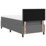 Cama Box Spring con Colchón Gris 100x200 cm Tela de Pana | Foro24.es | Tu tienda online para hogar, jardín y más Foro24.es