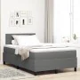 Cama con Box Spring con Colchón Gris Claro 120x200 cm Tela de Pana | Foro24.es | Tu tienda online para hogar, jardín y más Foro24.es