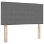 Cama con Box Spring con Colchón Gris Claro 120x200 cm Tela de Pana | Foro24.es | Tu tienda online para hogar, jardín y más Foro24.es