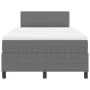 Cama con Box Spring con Colchón Gris Claro 120x200 cm Tela de Pana | Foro24.es | Tu tienda online para hogar, jardín y más Foro24.es