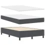 Cama con Box Spring con Colchón Gris Oscuro 120x200 cm Tela de Corduroy | Foro24.es | Tu tienda online para hogar, jardín y más Foro24.es
