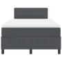 Cama con Box Spring con Colchón Gris Oscuro 120x200 cm Tela de Corduroy | Foro24.es | Tu tienda online para hogar, jardín y más Foro24.es