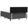 Cama con Base con Colchón Gris Oscuro 140x200 cm Tela de Pana | Foro24.es | Tu tienda online para hogar, jardín y más Foro24.es