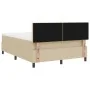 Cama con Somier con Colchón Verde Claro Gris 140x200 cm Tela de Terciopelo von , Betten und Lattenroste - Ref: Foro24-3337518...