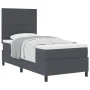 Cama con Base Tapizada con Colchón Gris Oscuro 90x200 cm Tela de Corduroy | Foro24.es | Tu tienda online para hogar, jardín y más Foro24.es