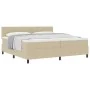 Cama con Base con Colchón Verde Claro Gris 200x200 cm Tela de Terciopelo | Foro24.es | Tu tienda online para hogar, jardín y más Foro24.es