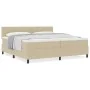 Cama con Base con Colchón Verde Claro Gris 200x200 cm Tela de Terciopelo | Foro24.es | Tu tienda online para hogar, jardín y más Foro24.es