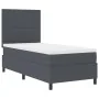 Cama con Base Tapizada con Colchón Gris Oscuro 90x200 cm Tela de Corduroy | Foro24.es | Tu tienda online para hogar, jardín y más Foro24.es