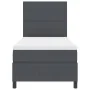 Cama con Somier y Colchón Gris Oscuro 100x200 cm Tela de Corduroy by , Beds and slatted bases - Ref: Foro24-3337544, Price: 3...
