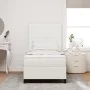 Cama Box Spring con Colchón Crema 100x200 cm Tela de Pana | Foro24.es | Tu tienda online para hogar, jardín y más Foro24.es