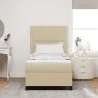 Cama con Box Spring con Colchón Verde Claro Gris 100x200 cm Tela de Pana | Foro24.es | Tu tienda online para hogar, jardín y más Foro24.es