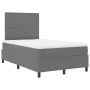 Cama con Somier con Colchón Gris Claro 120x200 cm Tela de Corduroy | Foro24.es | Tu tienda online para hogar, jardín y más Foro24.es