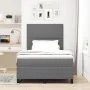 Cama con Somier con Colchón Gris Claro 120x200 cm Tela de Corduroy | Foro24.es | Tu tienda online para hogar, jardín y más Foro24.es