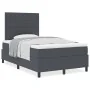 Cama con Base y Colchón Gris Oscuro 120x200 cm Tela de Pana | Foro24.es | Tu tienda online para hogar, jardín y más Foro24.es