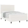 Cama con Base Tapizada con Colchón Crema 140x200 cm Tela de Corduroy | Foro24.es | Tu tienda online para hogar, jardín y más Foro24.es