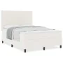 Cama con Base Tapizada con Colchón Crema 140x200 cm Tela de Corduroy | Foro24.es | Tu tienda online para hogar, jardín y más Foro24.es