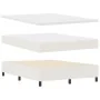 Cama con Base Tapizada con Colchón Crema 140x200 cm Tela de Corduroy | Foro24.es | Tu tienda online para hogar, jardín y más Foro24.es