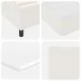Cama con Base Tapizada con Colchón Crema 140x200 cm Tela de Corduroy | Foro24.es | Tu tienda online para hogar, jardín y más Foro24.es