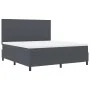 Cama con Box Spring con Colchón Gris Oscuro Super King Tela de Pana | Foro24.es | Tu tienda online para hogar, jardín y más Foro24.es