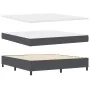 Cama con Box Spring con Colchón Gris Oscuro Super King Tela de Pana | Foro24.es | Tu tienda online para hogar, jardín y más Foro24.es