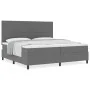 Cama con Somier con Colchón Gris Claro 200x200 cm Tela de Pana de , Camas y somieres - Ref: Foro24-3337571, Precio: 615,91 €,...