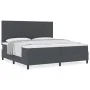 Cama con Base con Colchón Gris Oscuro 200x200 cm Tela de Corduroy | Foro24.es | Tu tienda online para hogar, jardín y más Foro24.es