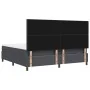 Cama con Base con Colchón Gris Oscuro 200x200 cm Tela de Corduroy | Foro24.es | Tu tienda online para hogar, jardín y más Foro24.es