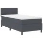 Cama con Base de Resortes con Colchón & Luz LED Gris Oscuro 90x200 cm Tela de Pana | Foro24.es | Tu tienda online para hogar, jardín y más Foro24.es