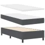 Cama con Base de Resortes con Colchón & Luz LED Gris Oscuro 90x200 cm Tela de Pana | Foro24.es | Tu tienda online para hogar, jardín y más Foro24.es