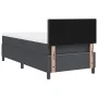 Cama con Base de Resortes con Colchón & Luz LED Gris Oscuro 90x200 cm Tela de Pana | Foro24.es | Tu tienda online para hogar, jardín y más Foro24.es