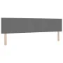 Cama Base con Muelles con Colchón & LED Gris Claro 200x200 cm Tela de Corduroy | Foro24.es | Tu tienda online para hogar, jardín y más Foro24.es