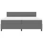 Cama Base con Muelles con Colchón & LED Gris Claro 200x200 cm Tela de Corduroy | Foro24.es | Tu tienda online para hogar, jardín y más Foro24.es