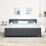 Cama con Box Spring con Colchón Gris Oscuro Tejido de corduroy de , Camas y somieres - Ref: Foro24-3337616, Precio: 578,99 €,...