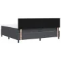 Cama con Box Spring con Colchón Gris Oscuro Tejido de corduroy de , Camas y somieres - Ref: Foro24-3337616, Precio: 578,99 €,...