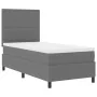 Cama con Resorte con Colchón y Luz LED Gris 90x200 cm Tela de Corduroy | Foro24.es | Tu tienda online para hogar, jardín y más Foro24.es
