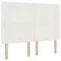 Cama con Sommier con colchón y luz LED crema 140x200 cm tejido de corduroy | Foro24.es | Tu tienda online para hogar, jardín y más Foro24.es