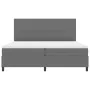 Cama con Somier con Colchón y Luz LED Gris 200x200 cm Tela de Pana | Foro24.es | Tu tienda online para hogar, jardín y más Foro24.es