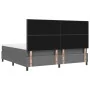 Cama con Somier con Colchón y Luz LED Gris 200x200 cm Tela de Pana | Foro24.es | Tu tienda online para hogar, jardín y más Foro24.es