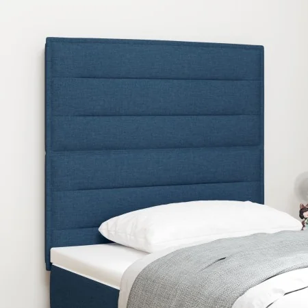 cabecero Diseño Lines Azul 90 cm Tela | Foro24.es | Tu tienda online para hogar, jardín y más Foro24.es