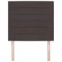 Cabecero Diseño Líneas Marrón Oscuro 100 cm Tela by , Headboards and footboards - Ref: Foro24-3337680, Price: 84,74 €, Discou...
