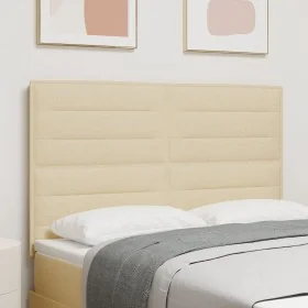 Cabecero Diseño Lines Crema 140 cm Tela