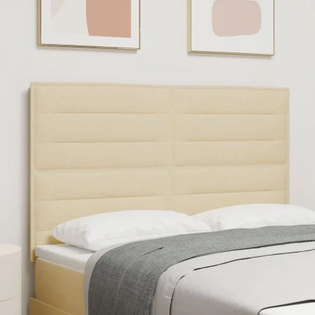 Cabecero Diseño Líneas Crema 160 cm Tela von , Kopf- und Fußteile - Ref: Foro24-3337696, Preis: 134,06 €, Rabatt: %