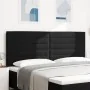 cabecero Diseño de Líneas Negro 200 cm Tela de , Cabeceros y pies de cama - Ref: Foro24-3337707, Precio: 158,51 €, Descuento: %
