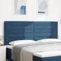 Cabecero Diseño Lines Azul 200 cm Tela de , Cabeceros y pies de cama - Ref: Foro24-3337711, Precio: 159,79 €, Descuento: %