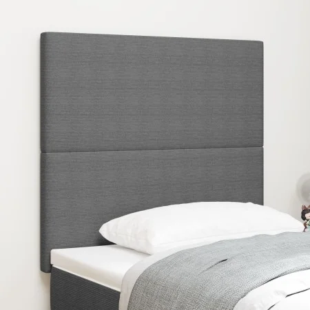 Cabecero Diseño Simple Gris Claro 80 cm Tela de Pana | Foro24.es | Tu tienda online para hogar, jardín y más Foro24.es