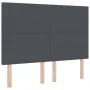 Cabecero Diseño Sencillo Gris Oscuro 140 cm Tela de Pana von , Kopf- und Fußteile - Ref: Foro24-3337725, Preis: 124,93 €, Rab...
